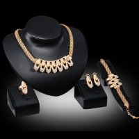 SET657 - Elegant Golden Fashion Jewellery Set